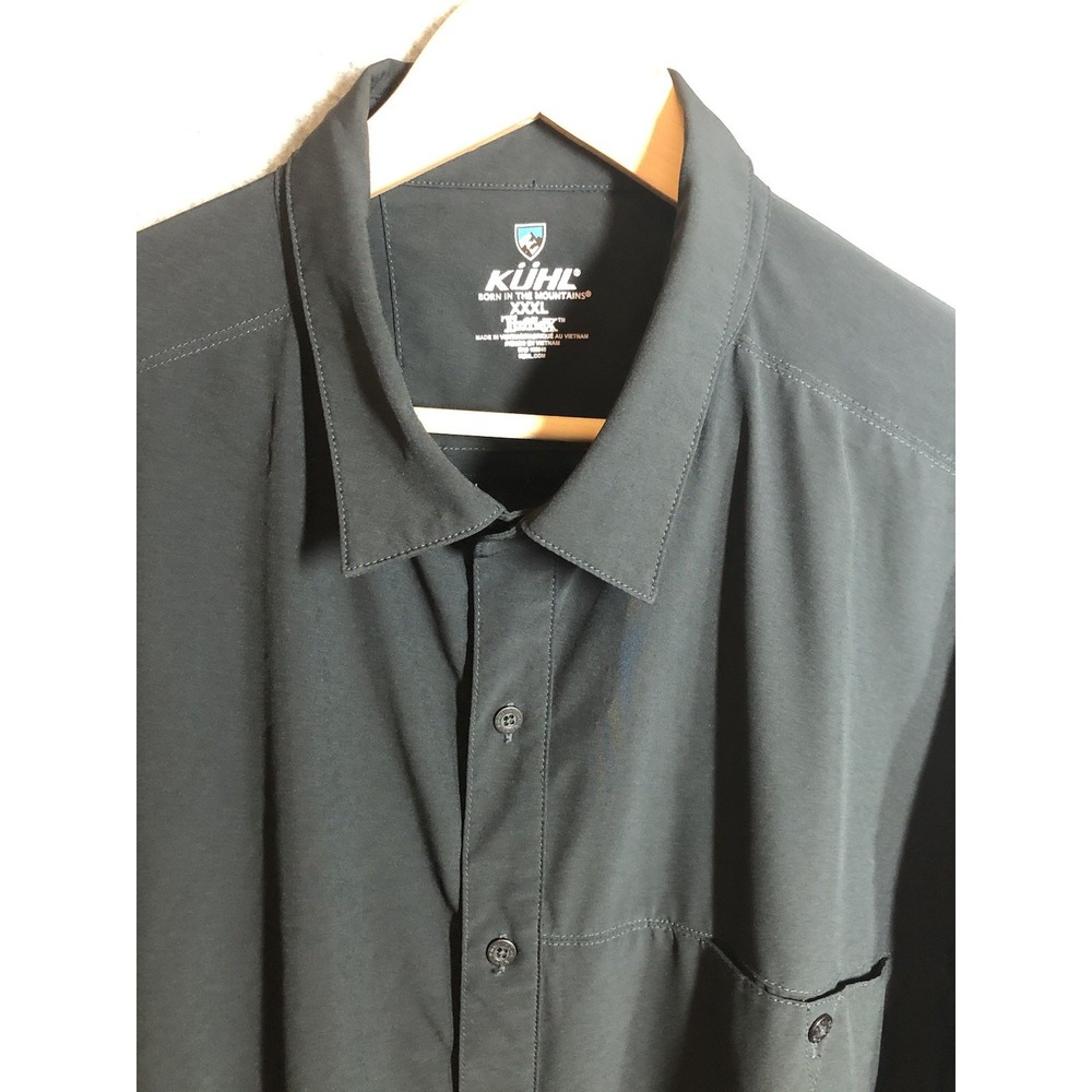 Kuhl Shirt Mens 3XL Black Tufflex Renegade Work Camp Hike Climb